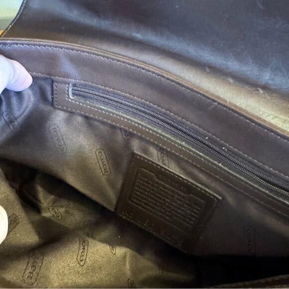 Vintage Coach Whitney Flap Bag 9179 Brown - Picture 7 of 9